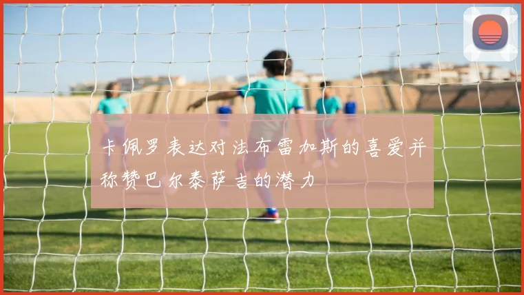 卡佩罗表达对法布雷加斯的喜爱并称赞巴尔泰萨吉的潜力